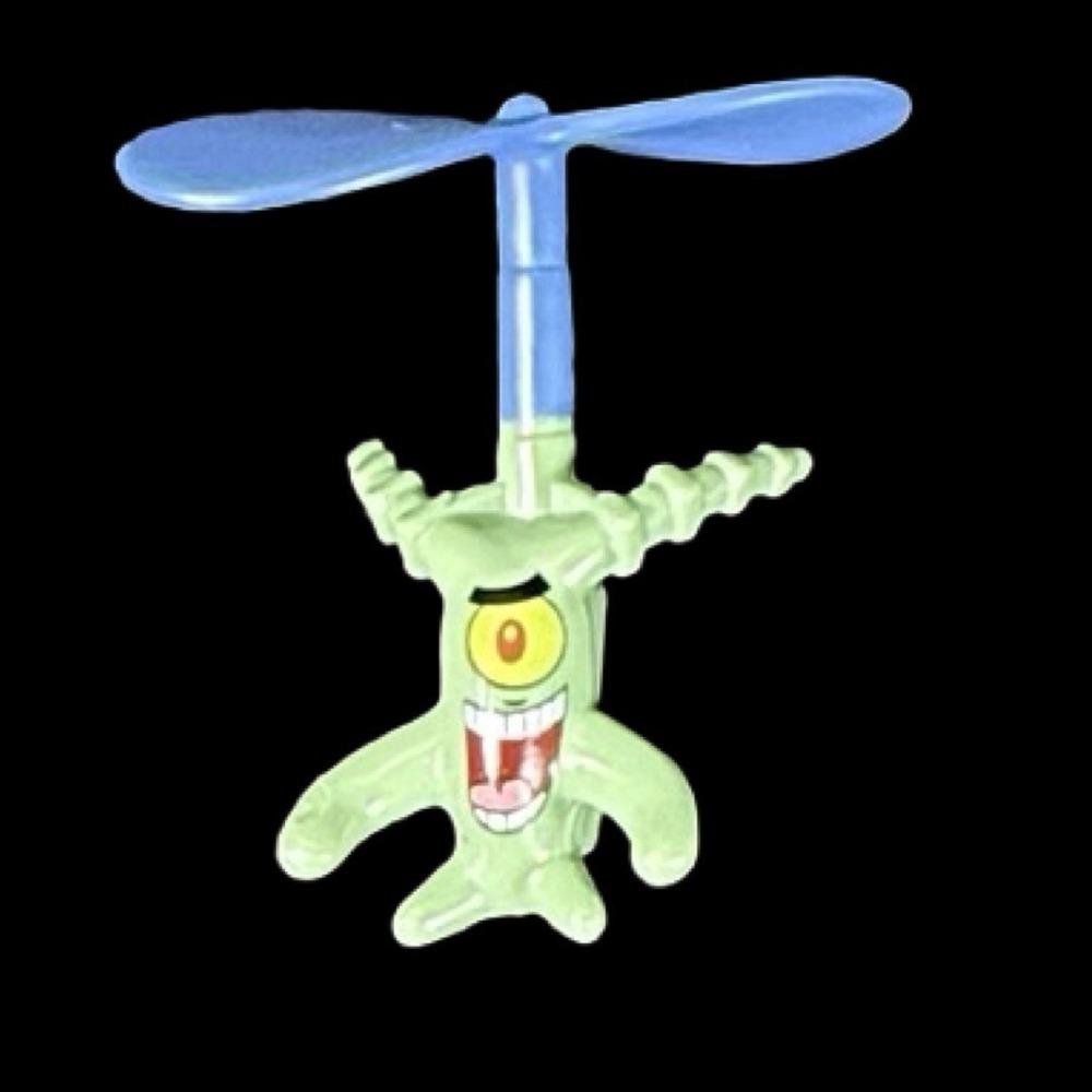 Imaginext Plankton With Propeller SpongeBob SquarePants 2.25" Action Figure RARE